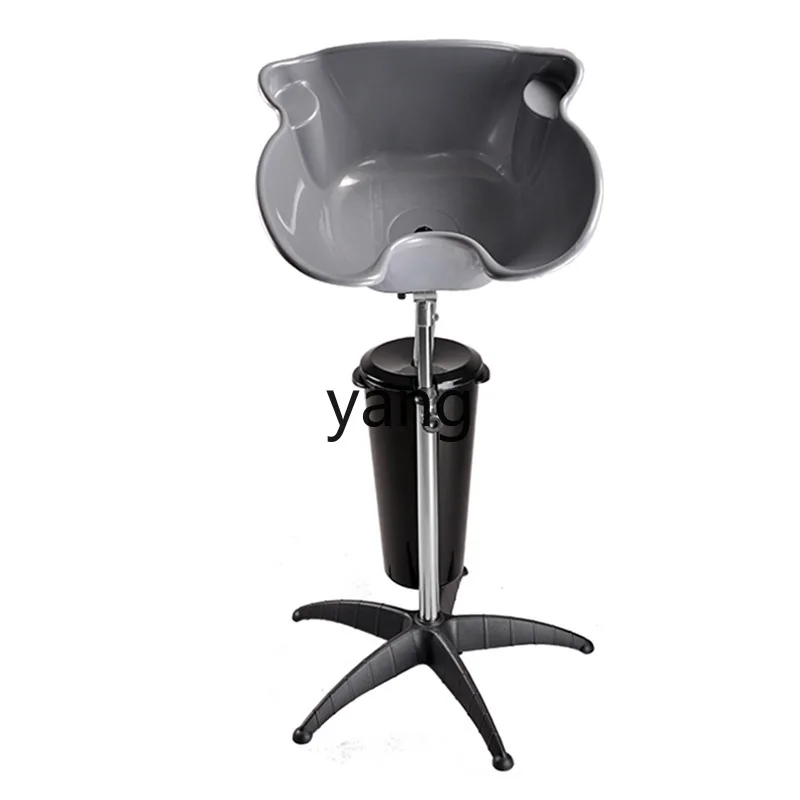 Lhh Portable Vertical Shampoo Basin Barber Shop Mobile Salon Rinse Basin Lift Sink Basin