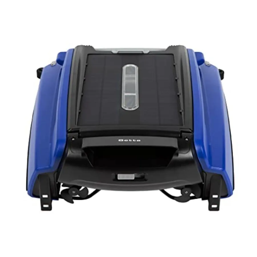 

SE Solar Powered Automatic Robotic Pool Surface Skimmer Cleaner with 24/7 Continuous Cleaning Battery Power and Re-Engineered Tw