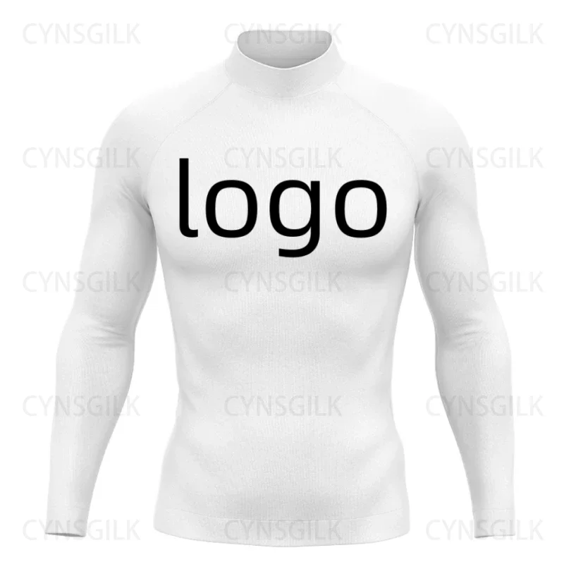  Dostosowane DIY Rash guard mężczyźni ubrania do surfingu strój kąpielowy strój do surfingu UPF 50 sporty wodne koszulka z długim rękawem stroje