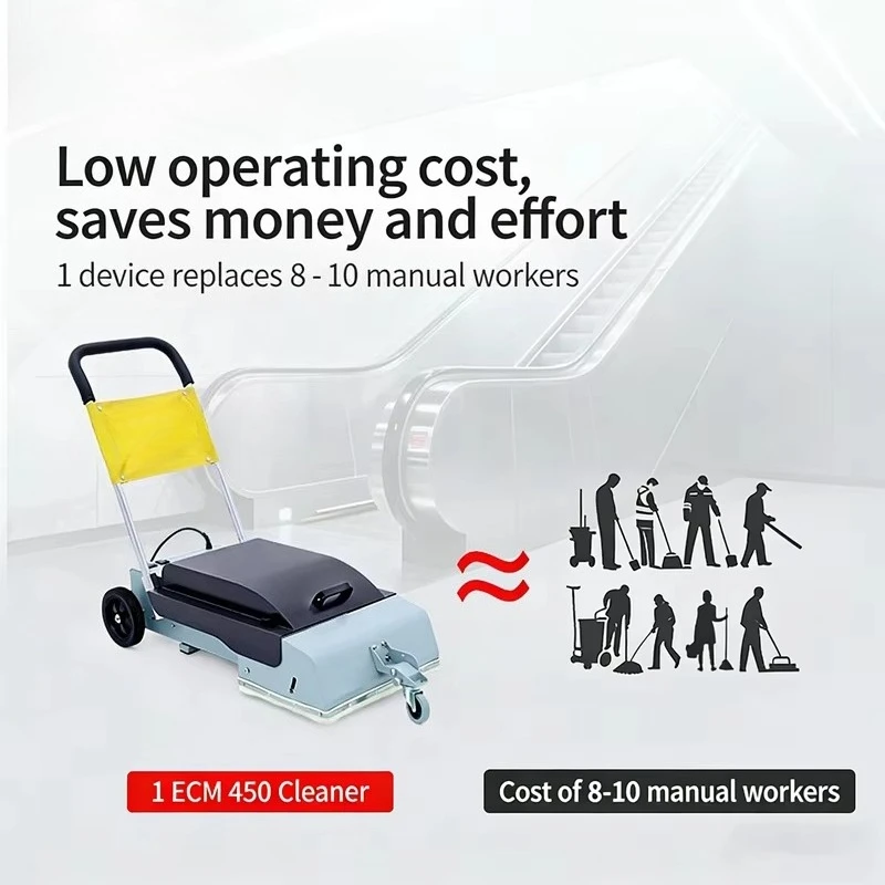 Dry Vacuum Cleaner Machine Portable Small Escalator Cleaning Machine for Removing Dust From Escalator