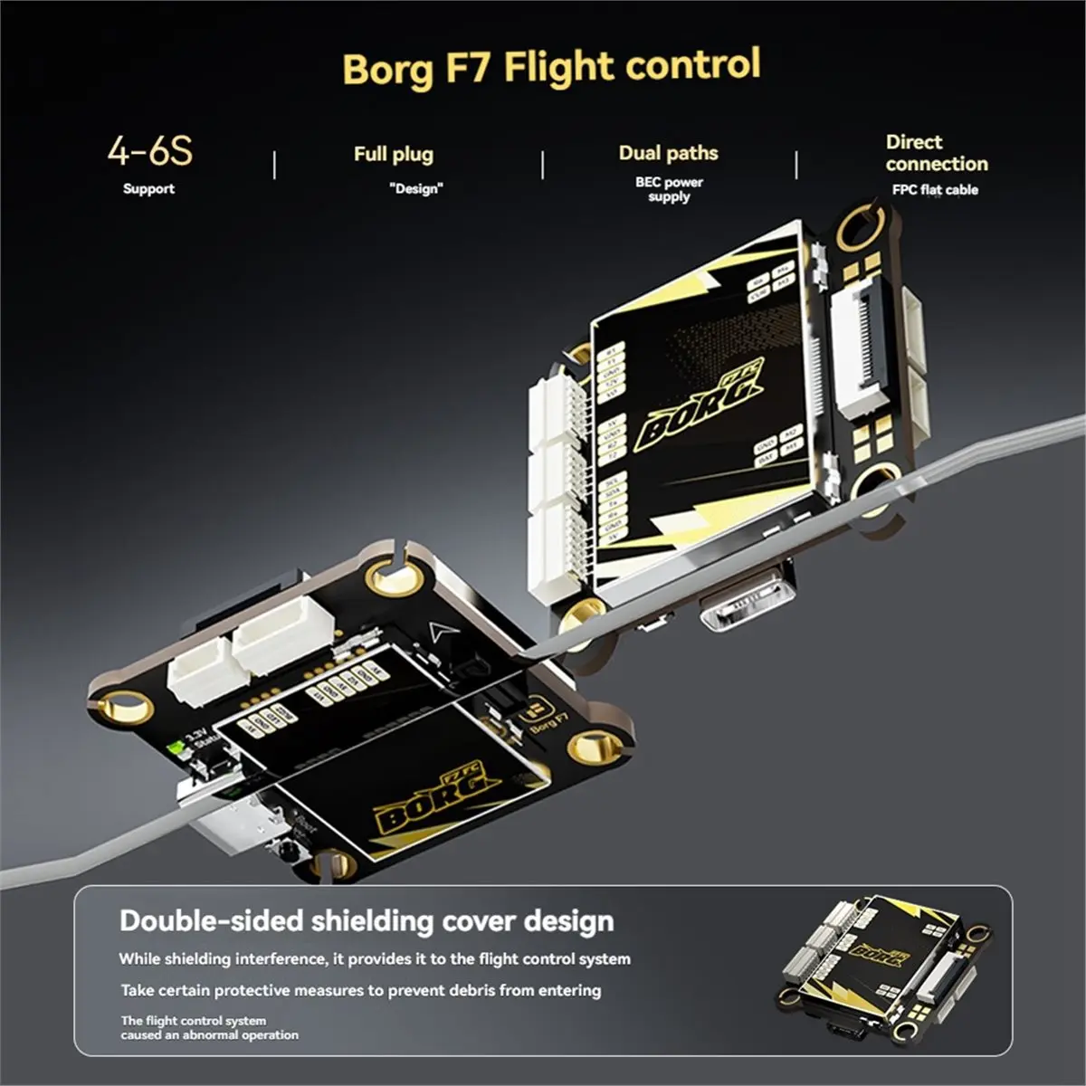 update. F722 Flight Controller STM32F722RET6 30.5X30.5mm 4-6S for RC FPV Freestyle Drones Parts