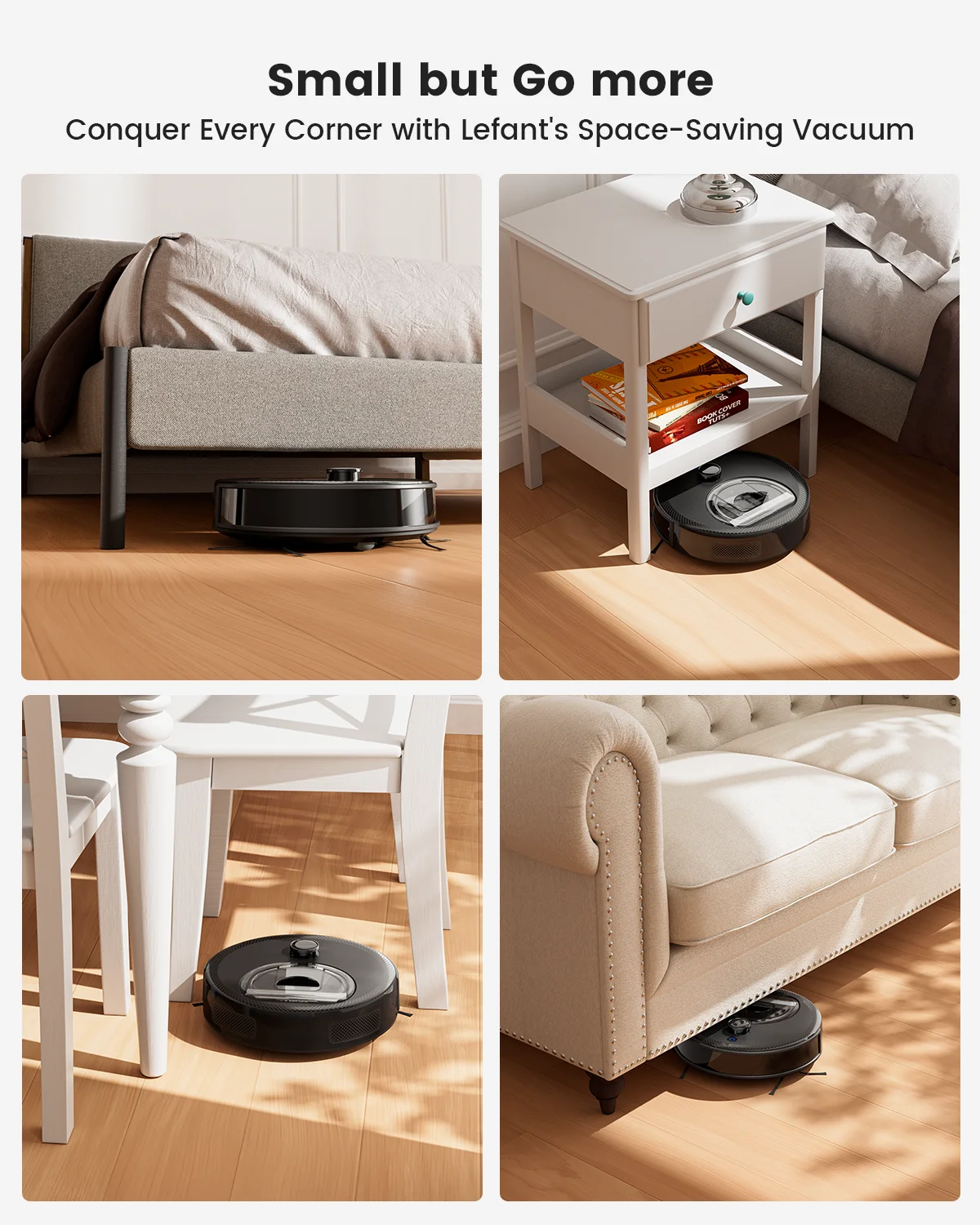 Lefant M330 Pro Robot Vacuum and Mop combo, 5000Pa,dTOF LiDAR Navigation, Alexa/Google/WiFi,Ideal for Pet Hair