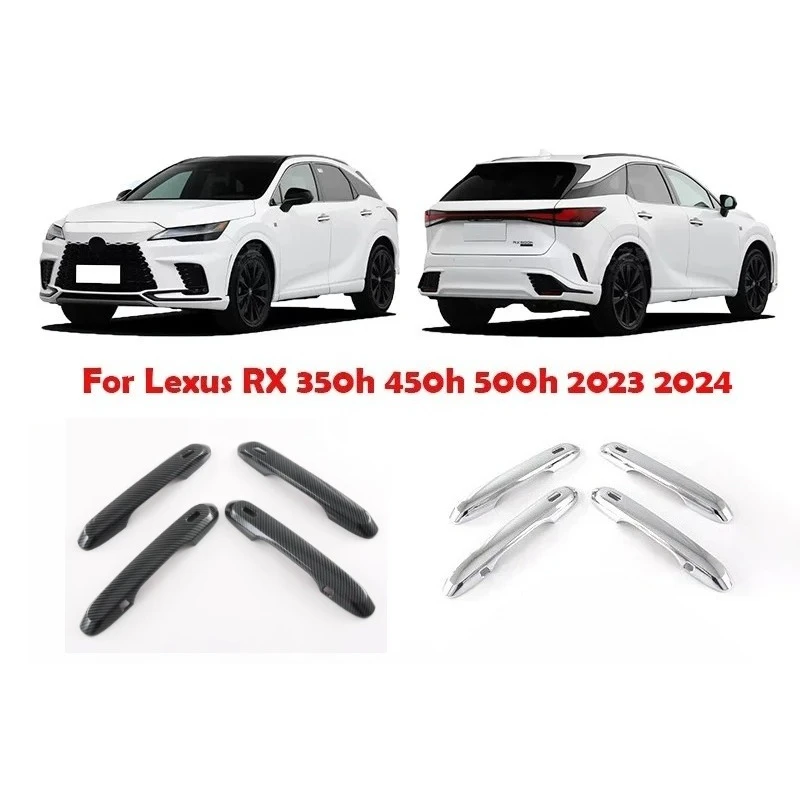 

For Lexus NX 2022 260 350H 500H Exterior door bowl handle modification decoration protection carbon fiber door handle sticker