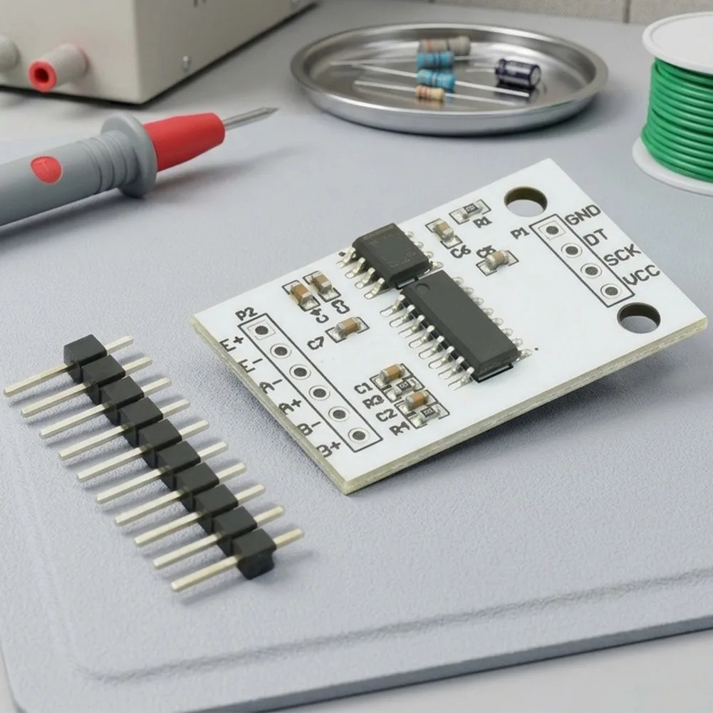 5pcs HX711 Dual Channel 24 Bit Weighing Sensor Module With TL431 Voltage Regulator For Electronic Scale DIY Load Cell For ADC