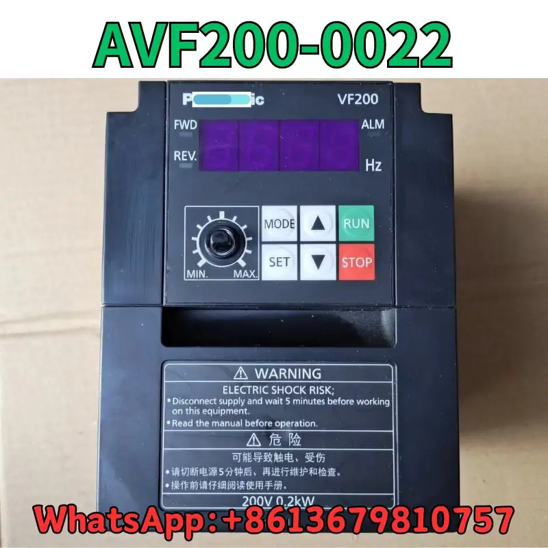 

second-hand Frequency converter AVF200-0022 test OK Fast Shipping