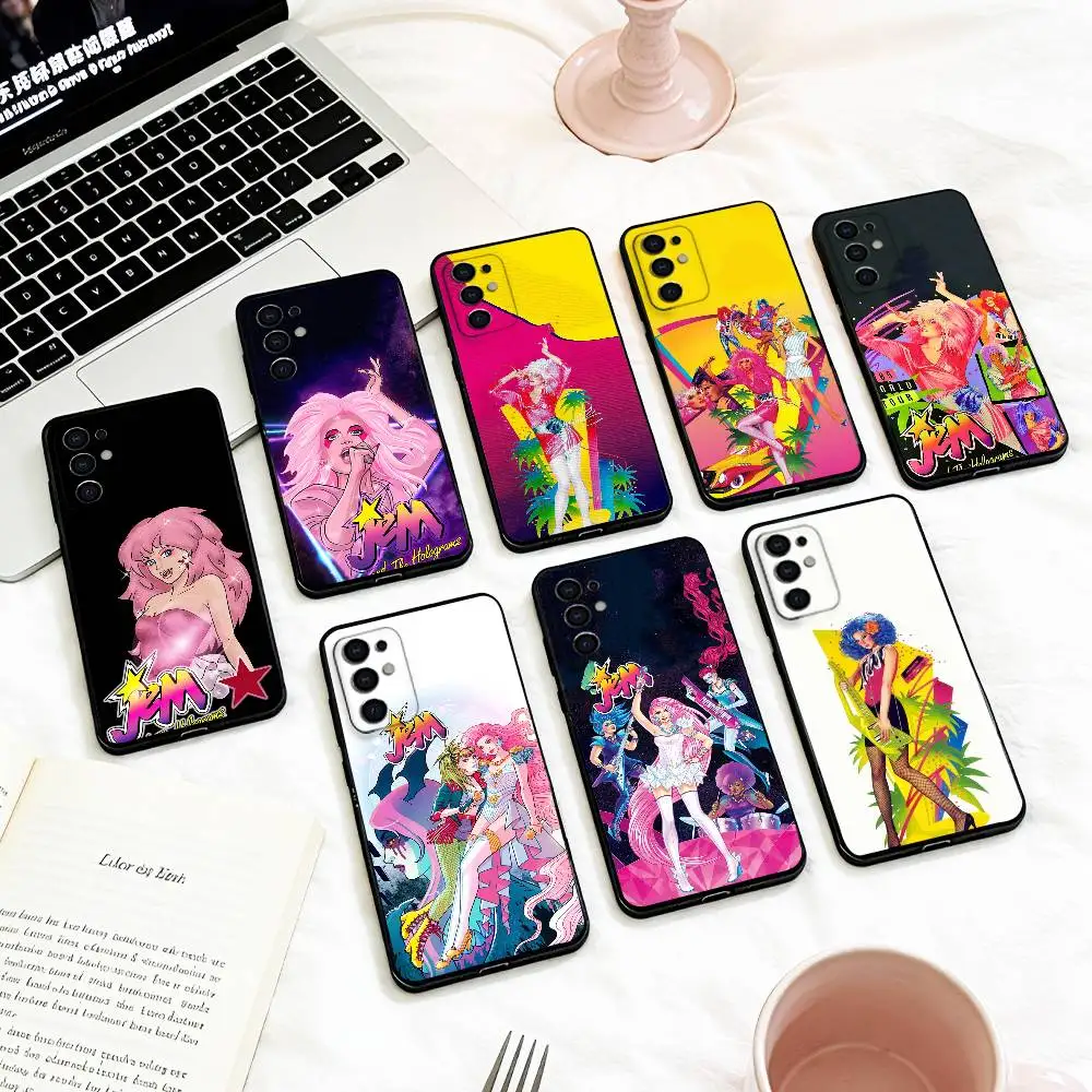 Jem And M-Musical fantasy The Holograms Phone Case For Samsung S 25,24,23,22,30,21,10,9,Ultra,Plus,Lite,FE,4,5 G Soft Black Case