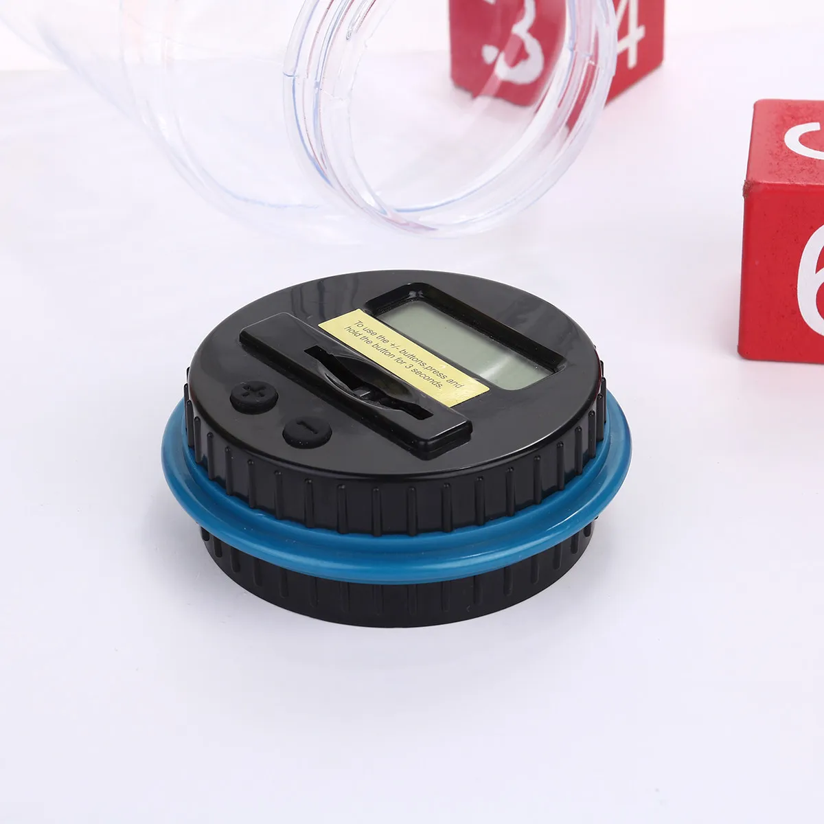 Coin Counter Jar Money Saving Automatic Banks Digital for Adults Savings Counting