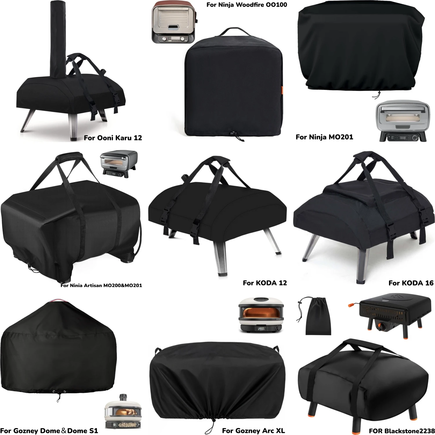 Pizza Oven Cover Waterproof Various models Oxford cloth Pizzas Maker Covers Durable