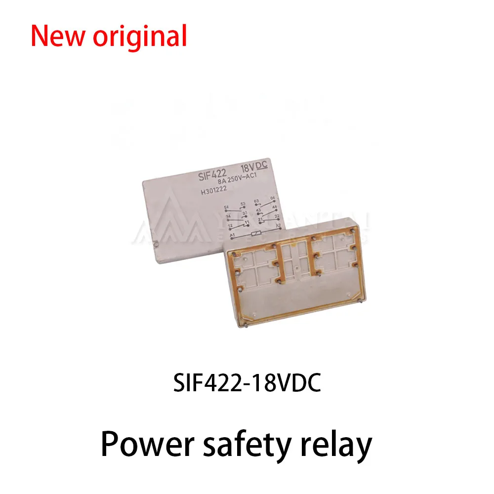 (1pcs) 100% New relay SIF422-18VDC 8A 250V-AC1 power safety relay 14 pin