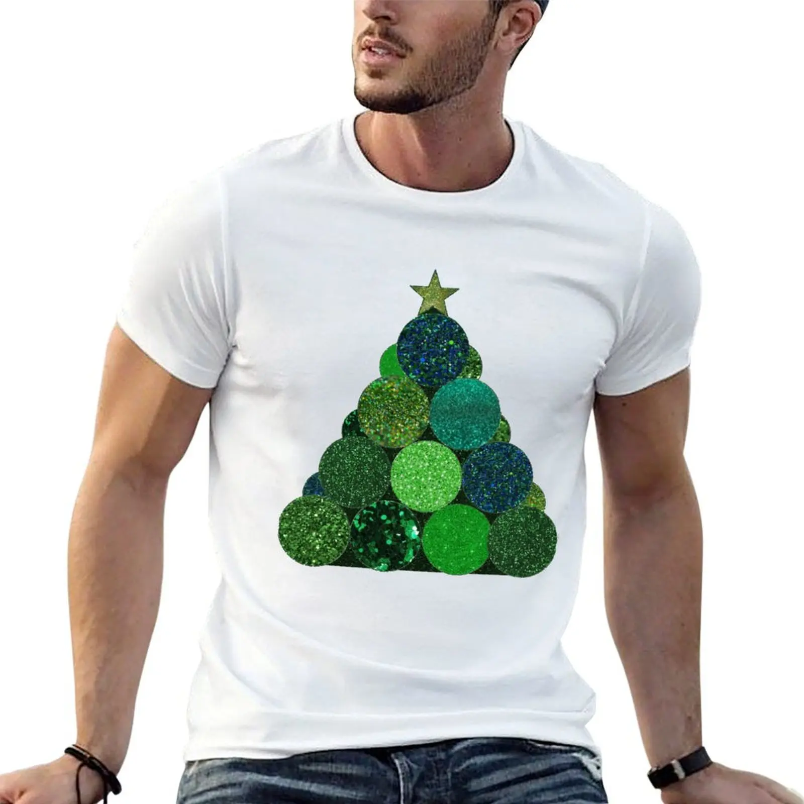 Glitter Ball Tree T-Shirt Street Art Print Tee Shirt