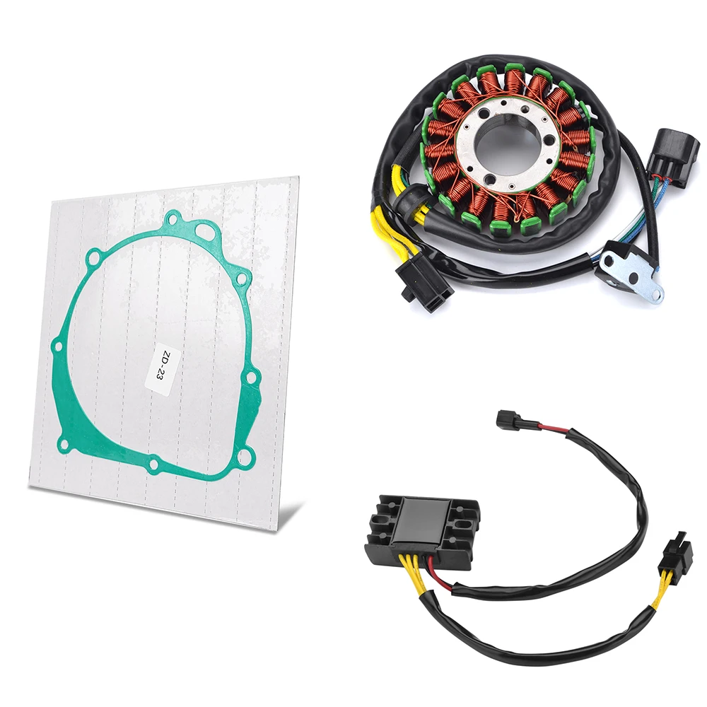 

Rectifier Regulator Stator Coil Gasket for Suzuki DRZ400 DRZ400S DRZ400SM DRZ400E DRZ400 for Kawasaki KLX400 KLX400R KLX400SR
