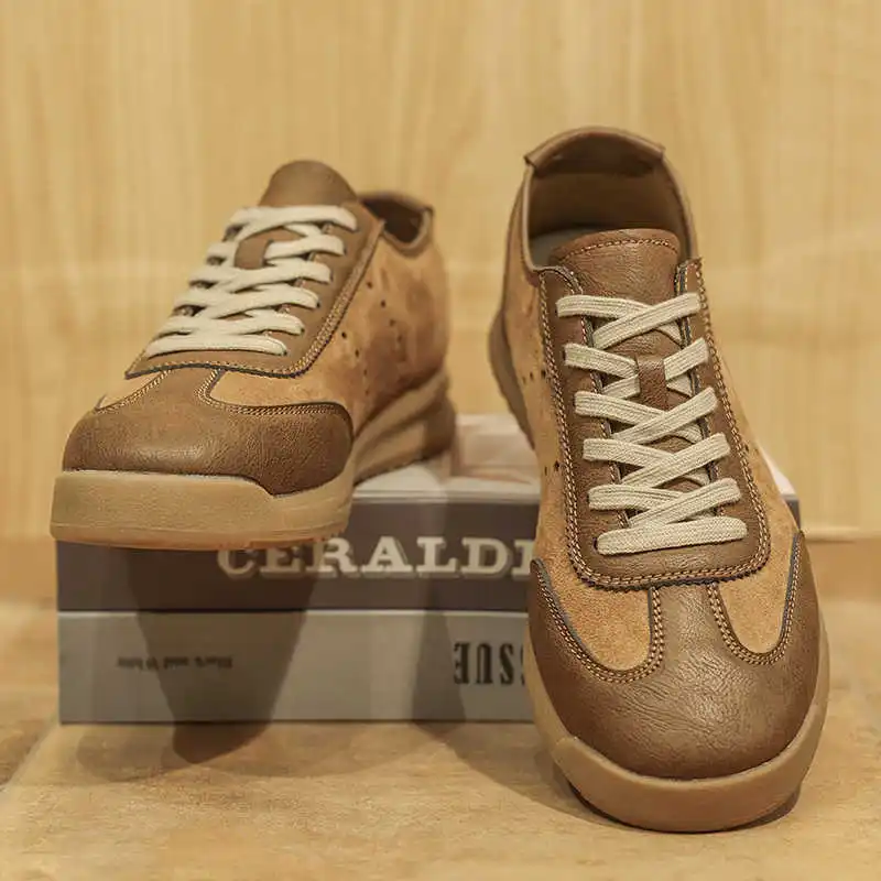 

With Holes Platforme Black Sneakers Walking Luxury Shoes Man Brand Tennis Sport Special Use Luxury Brand Authentic Team