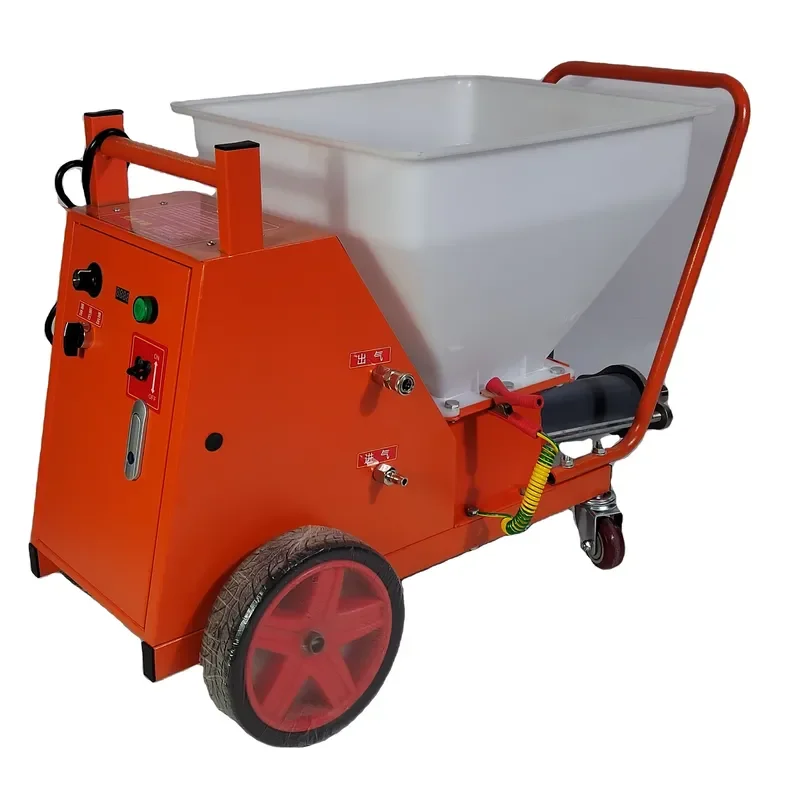 Crusher R7 Cement Sprayer Machine Wholesale Price Small Portable High Quality Automatic Wall Mortar Plastering Machine for