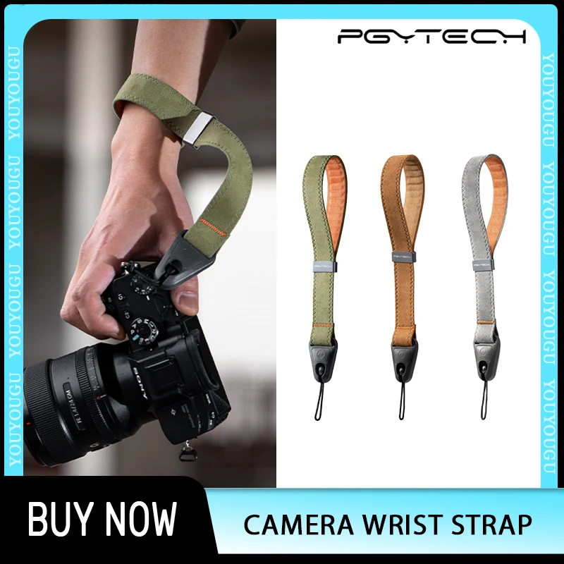 PGYTECH Camera Wrist Strap Upgrade for Photographers Quick Release Adjustable Camera Hand Strap for Sony Nikon Canon Gopro Gifts