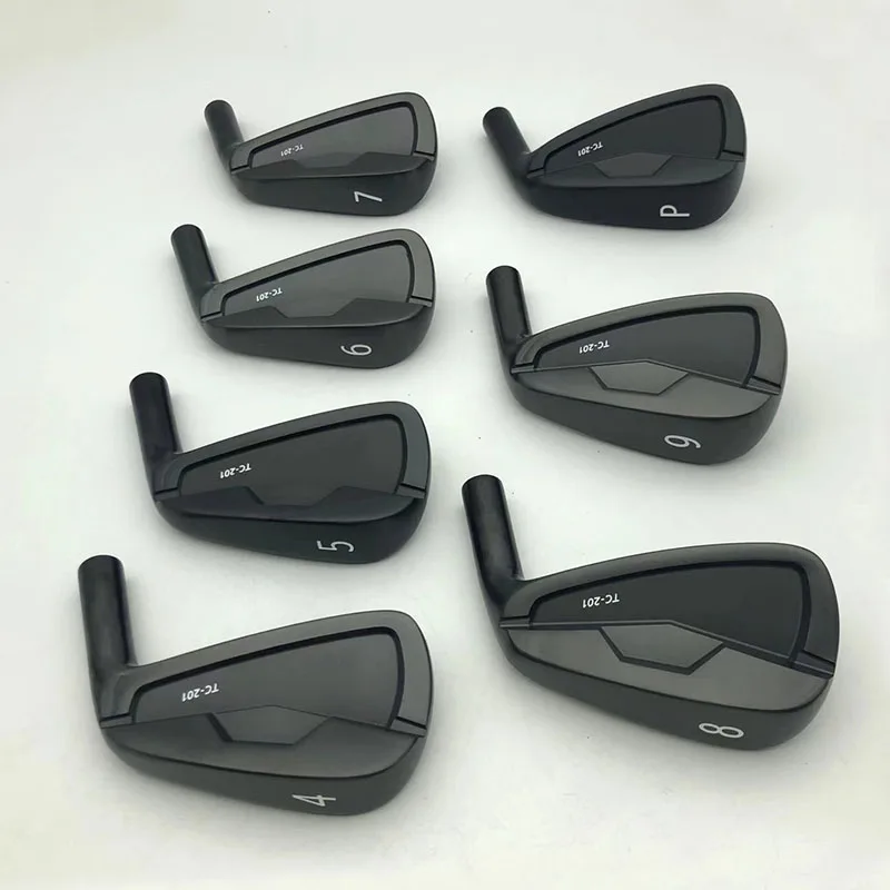 

Golf Irons Mens TC201 Iron Set Golf Clubs Black Heads TC-201 4-9P 7pcs Golf Head