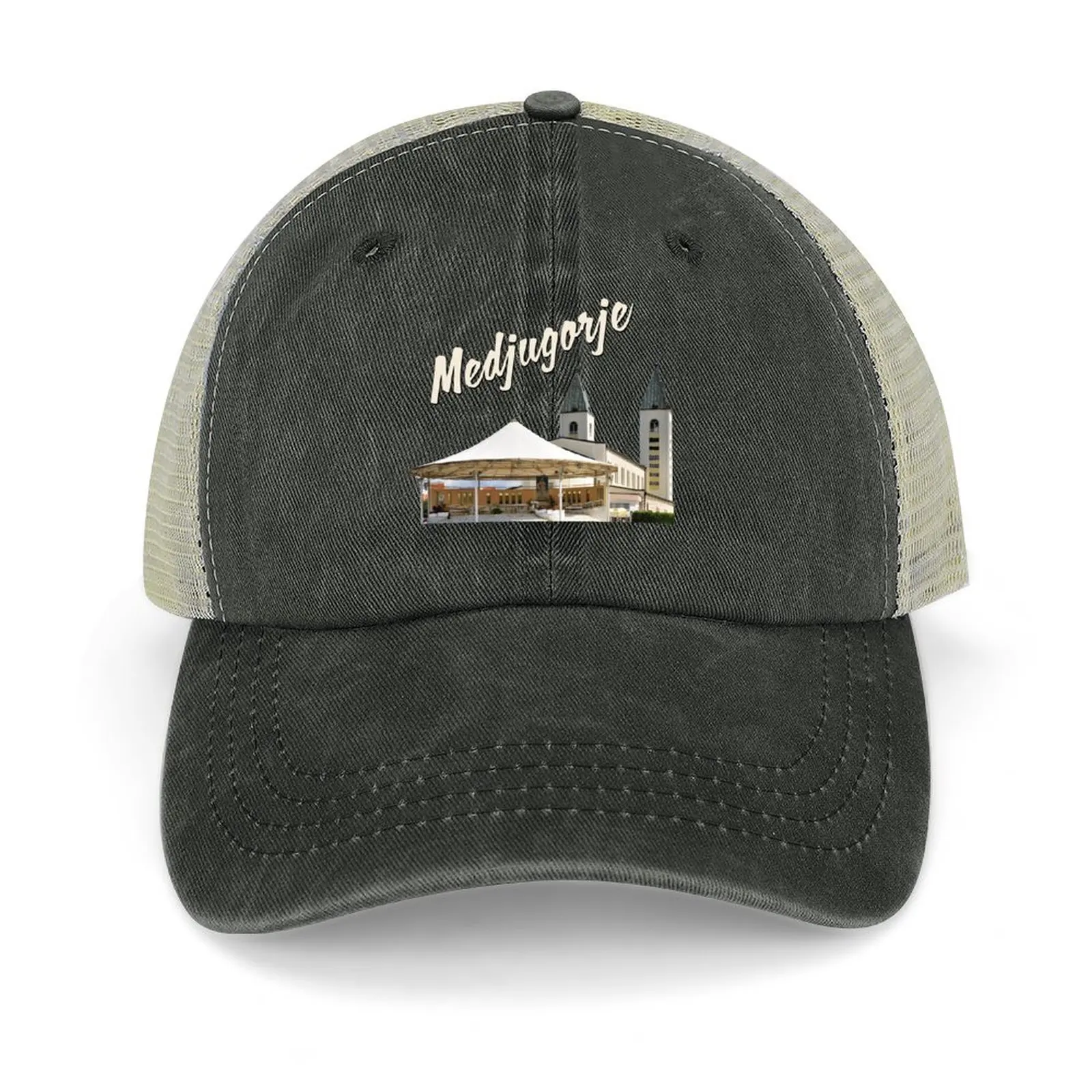 

Medjugorje Outside Altar and St James Church Baseball Cap Sports Cap New In The Hat |-F-| Women's Beach Men's