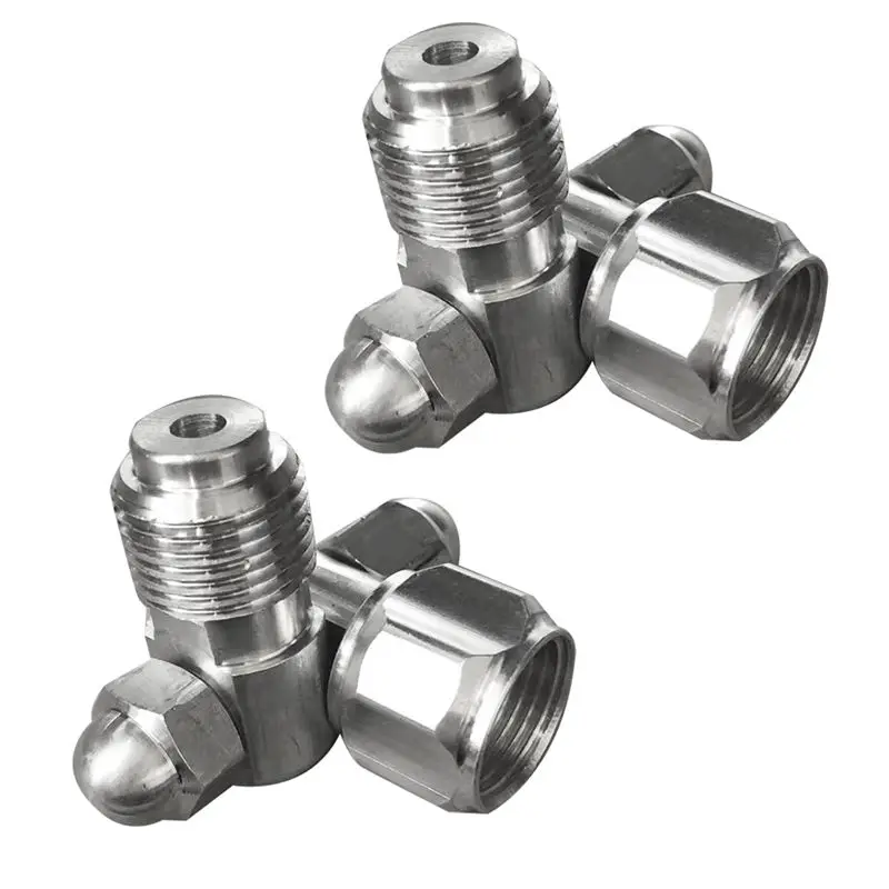 A20I Multi-Angle Rotation Swivel Joint Adapter Clean Shot Shut Off for Airless Paint Swivel Joint 2Pc