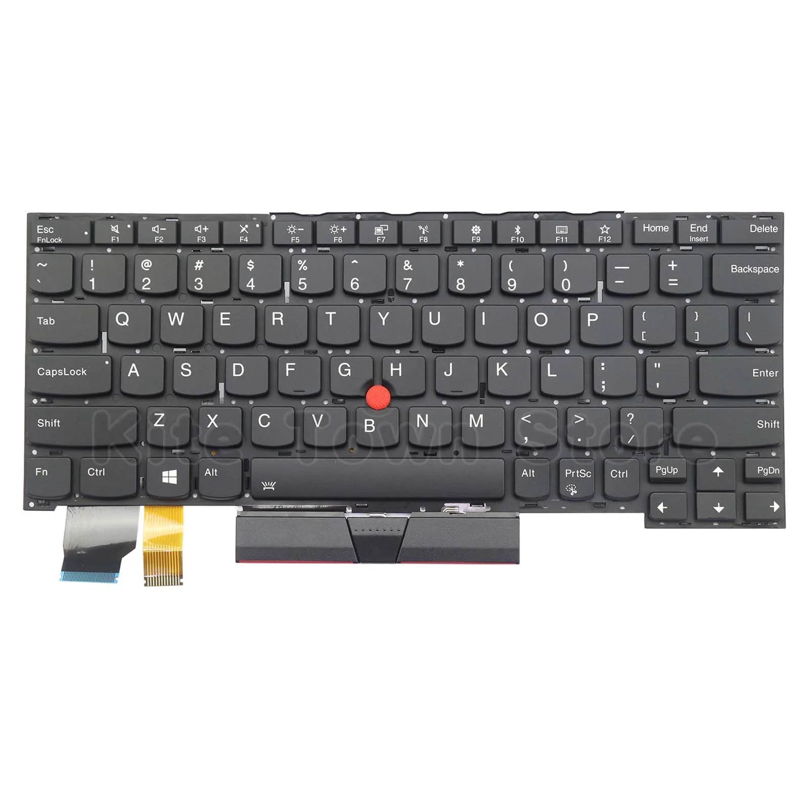 New US Layout Laptop Keyboard Backlit w/ Pointer for Lenovo Thinkpad X13 Yoga Gen1 Type 20SX 20SY X390 Yoga Type 20NN 20NQ