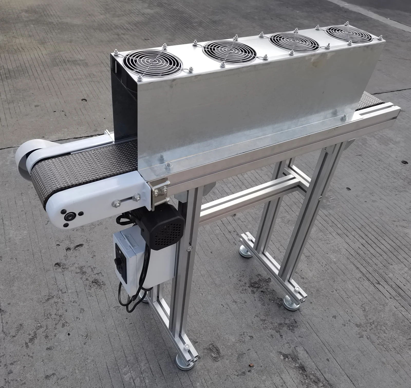 4XS New Hot Sale Food Grade SS304 Mesh Conveyor Stainless Steel Belt Conveyor China Factory for Home Use Food Shop Retail