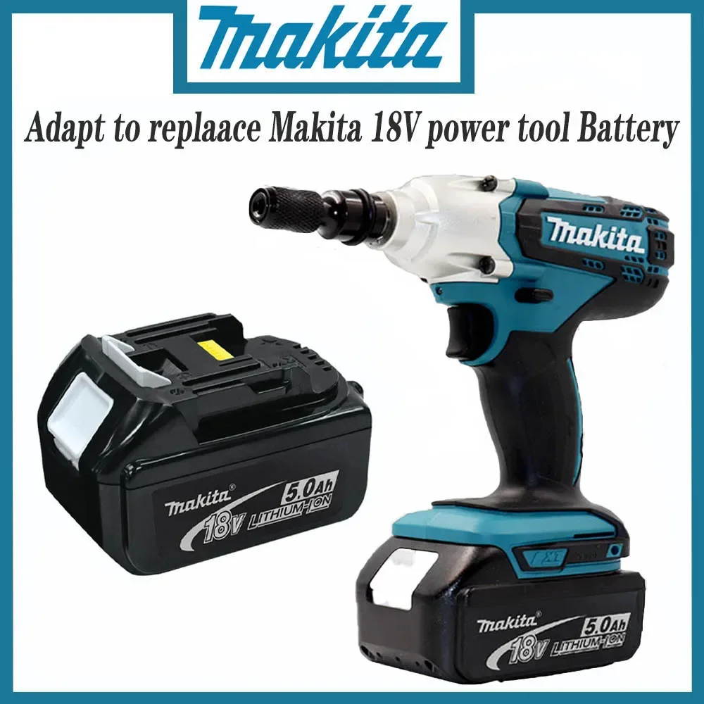 

original Makita Rechargeable 18V 6.0Ah Li-Ion Battery BL1830 BL1815 BL1860 BL1840 194205-3 Replacement Power Tools Battery