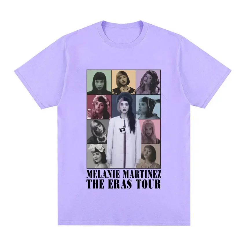 Melanie Martinez The Eras Tour T-shirt Fashion Aesthetic Graphic Short Sleeve Tshirt Men Women Hip Hop Clothes Oversized T Shirt