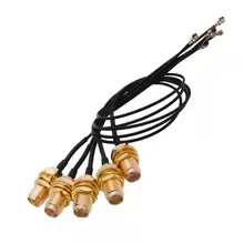 5 Pçs/lote IPEX para SMA Pigtail Cabo, Fêmea SMA para UFL/u.FL/IPX Adaptador, 1.13MM RP-SMA-KY, Conjunto de Cabo Coaxial RF de Alta Qualidade - AliExpress 
