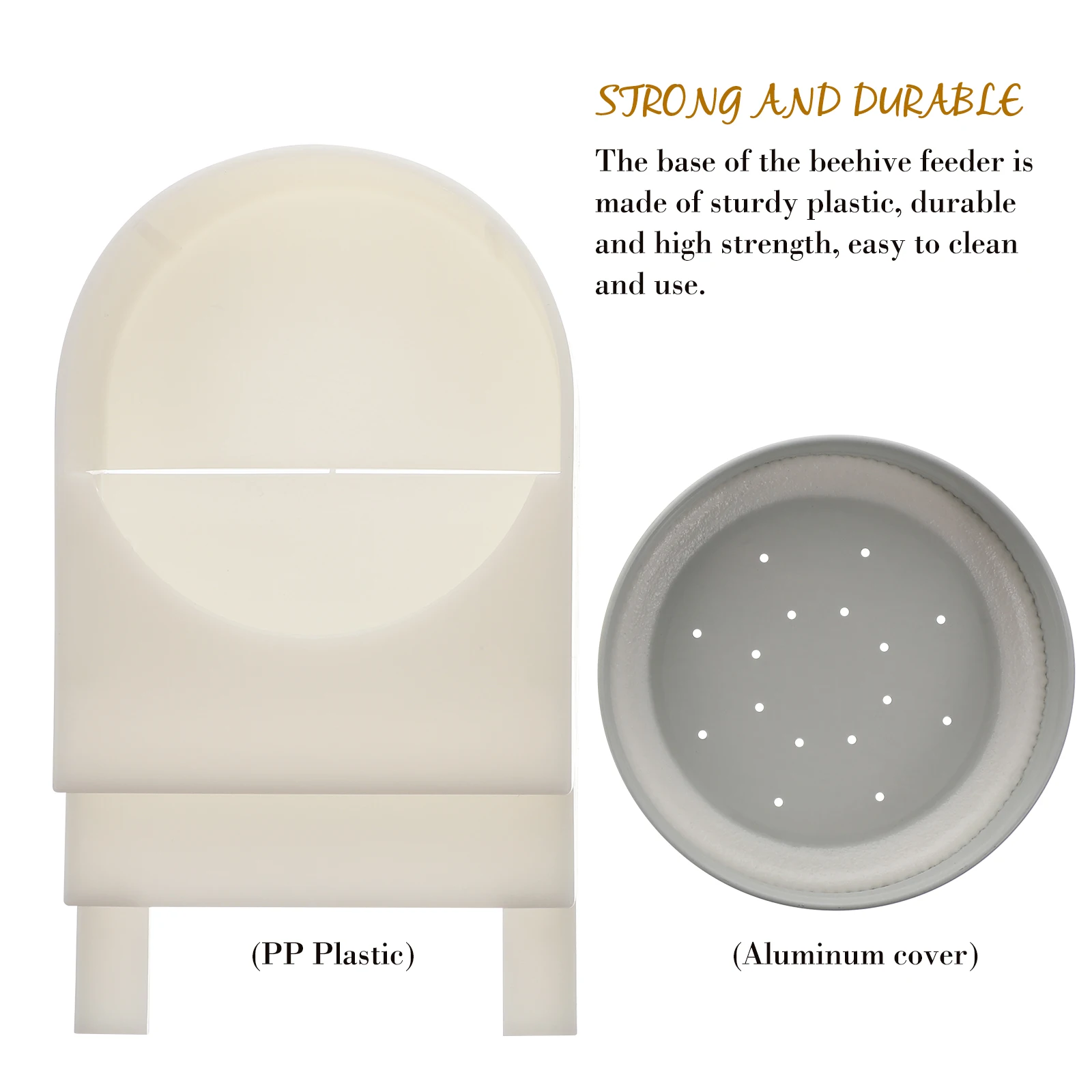 

6Pcs Beehive Entrance Feeder Small Hole Design Automatic Water Dispenser for Beekeeping Sugar Syrup Monitoring Bee Feeder