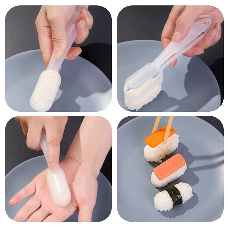 1pc Sushi Mold Rice Warship Sushi Mold Bento Rice Ball Making Tools Onigiri Bento Accessories Rice Mold Maker Cooking Tools