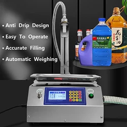 Digital Control Liquid Filling Machine Alcohol Drink Beverage Perfume Juice Milk Small Bottle Filler Large Flow Filling Machine