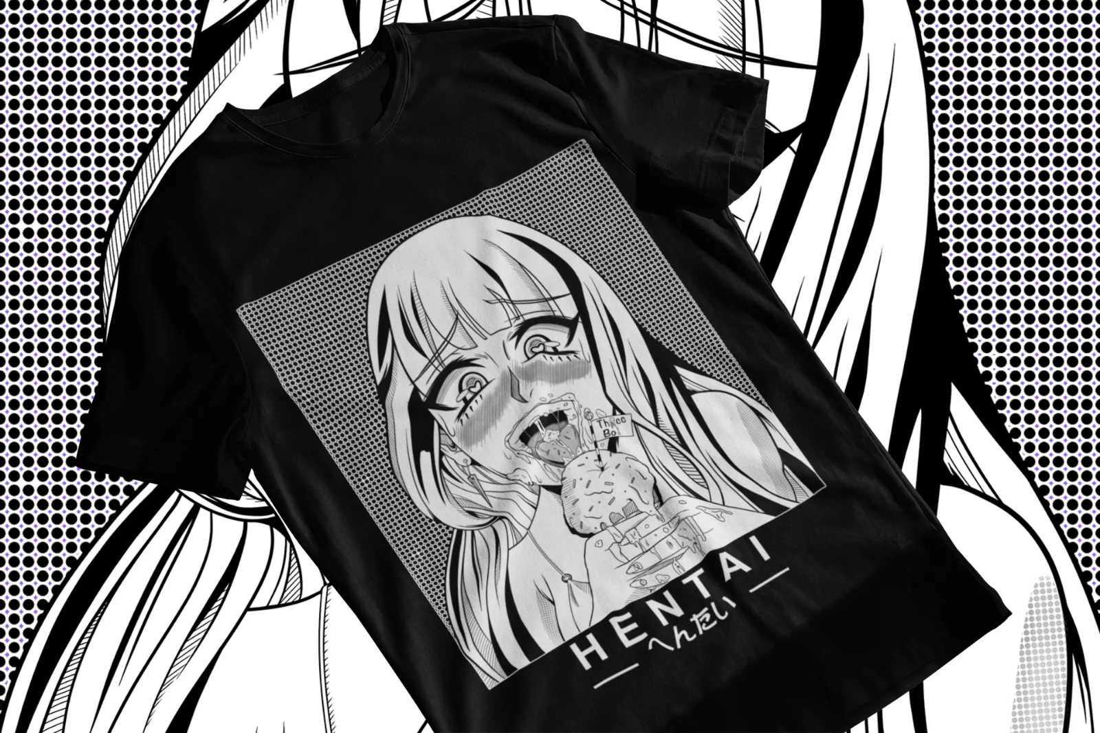 Thicc Hentai Anime Girl Thicc Boi Sexy Waifu T-Shirt