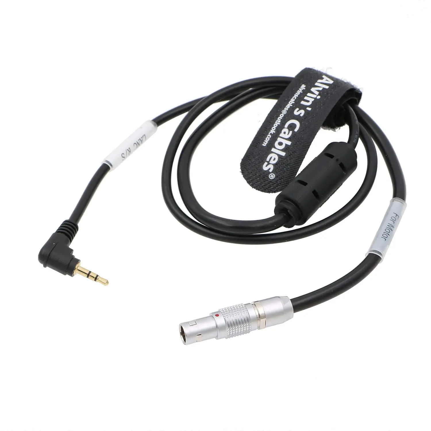 Alvin's Cables Nucleus M 7 Pin Male to 2.5mm LANC Motor Run Stop Cable for Tilta, Sony FS5| FS7, Z CAM, Panasonic AU-EVA1, Black