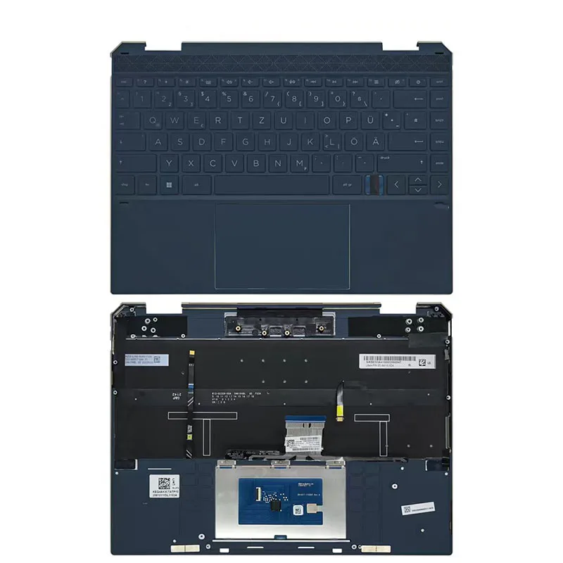 Palmrest With German GR/Latin LA/Japanese JP Backlight Keyboard For HP Spectre x360 14-EA TPN-Q250
