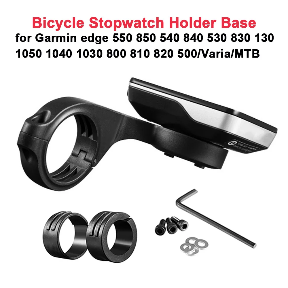 

Bicycle handlebar bracket for Garmin Edge 550 850 540 840 530 830 130 1050 1040 1030 800 500 Varia Bicycle Stopwatch Holder
