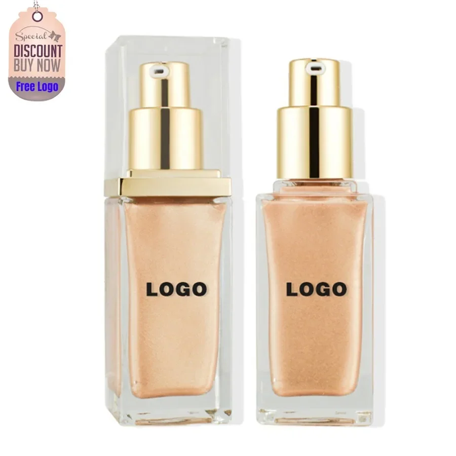 

30ml Face Brightening Repairing Liquid Highlighter Private Label Body Shimmer Custom Makeup Highlighter Wholesale