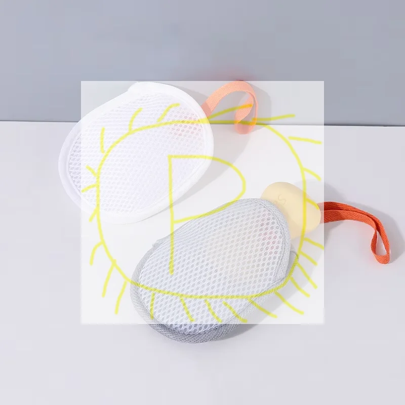 ❀%❀Soap Foaming Mesh Bag with Drawstring