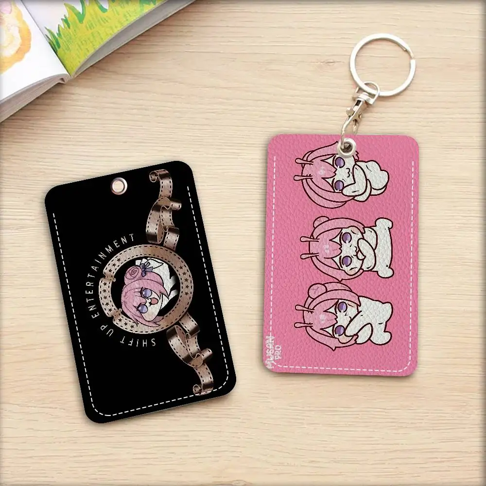 

Кожаный чехол для карты доступа D-Dorothy DORO Cartoon, 1 шт., с брелоком и кольцом для ключей, для ID-карт и пропусков