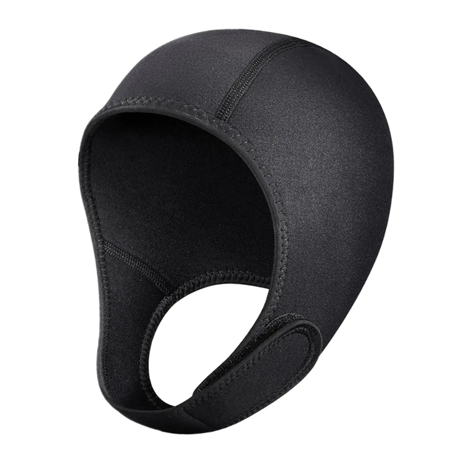 Quick Dry Neoprene Diving Cap Thermal Swim Cap Secure Chin Strap Beanie for Snorkeling Kayaking Sailing Adventures