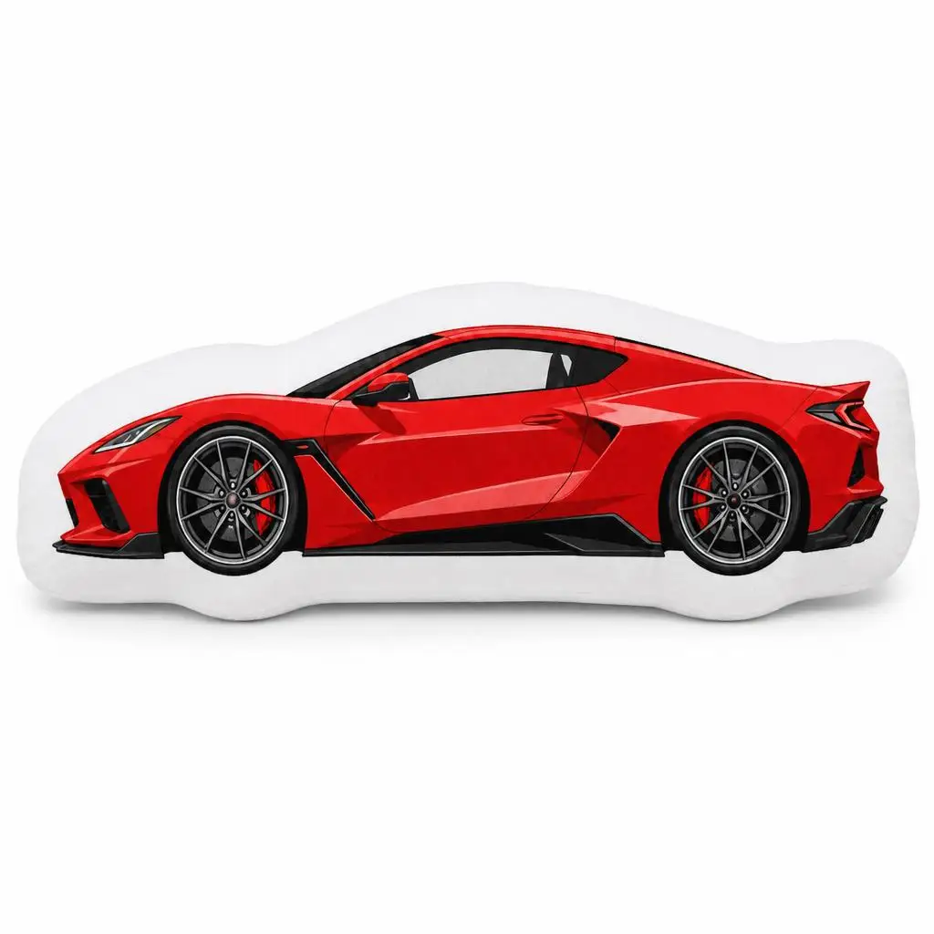 Sports Super Car Performance Vehicle Racing Plush Pillow Cushion Funny Stuffed Throw Pillow Home Decor Gift Sofa Bed