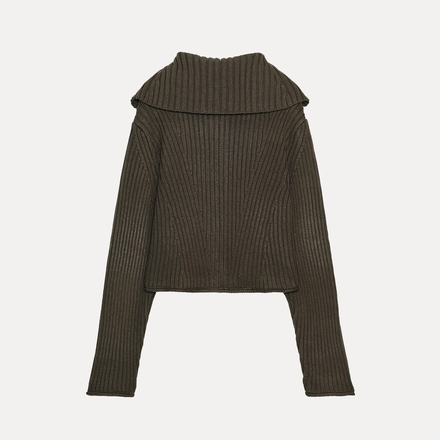 Z Cappotto abbottonato lavorato a maglia da donna Cardigan Svel a costine Faionable Ele Sle Maglieria da donna stagione autunnale