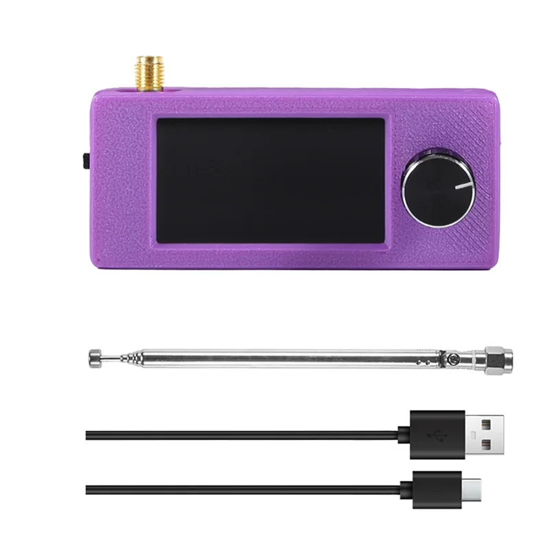 B04C-SI4732 Mini-zakradio met 1,9 inch IPS-scherm LSB USB-ondersteuning AM/FM-radio met antenne 180 MHz / SW MW / VHF-band