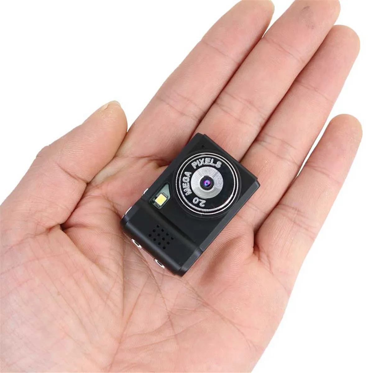 

TYMQ S5 Camera with Screen CMOS HD 1080p Sports Portable Very Small Mini Camera Video Recorder Black+Bundle: Add 32GB