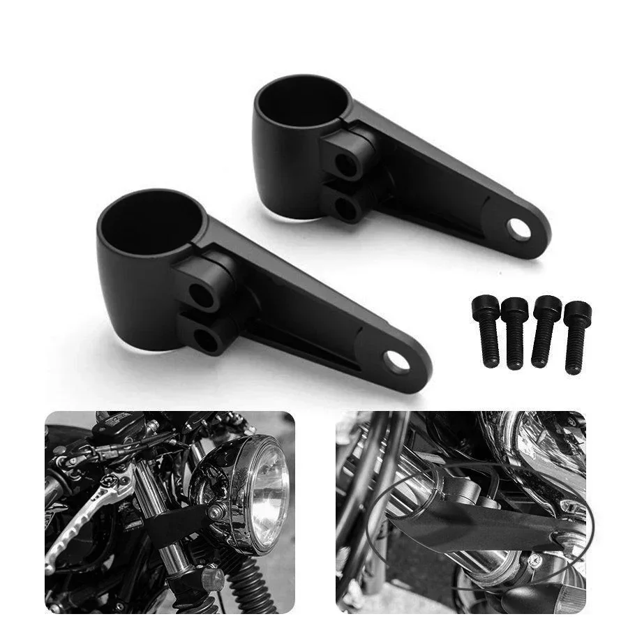 

Motorcycle Billet Aluminum Headlight Fork Mounting Brackets for 35mm 39mm 41mm