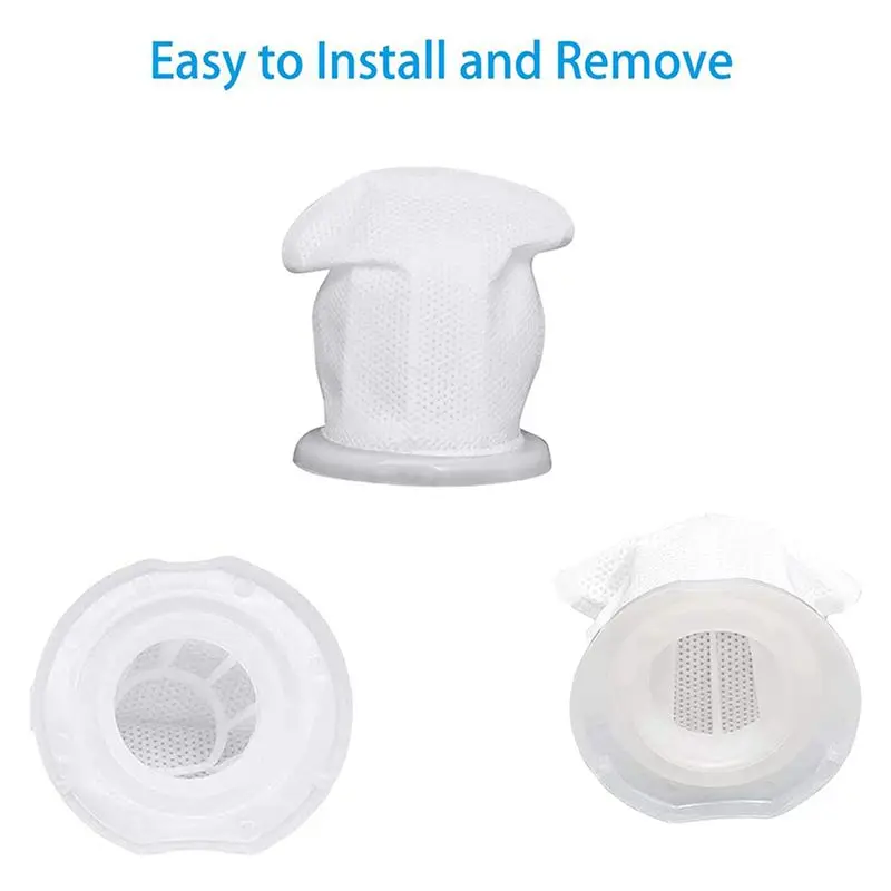 18 Pieces Replacement Filter Dirt Filter Compatible For Vorwerk Kobold VC100 Washable Cordless Hand Vacuum Cleaner A62X