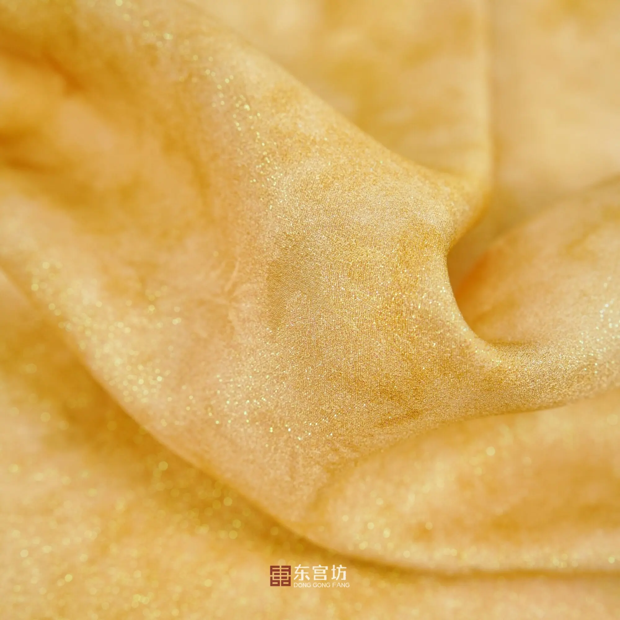 Tea Fragrance Silk Song Dynasty Brocade Yellow Bamboo Leaf Woven New Chinese Fabric Cheongsam Ancient Chinese Cloth