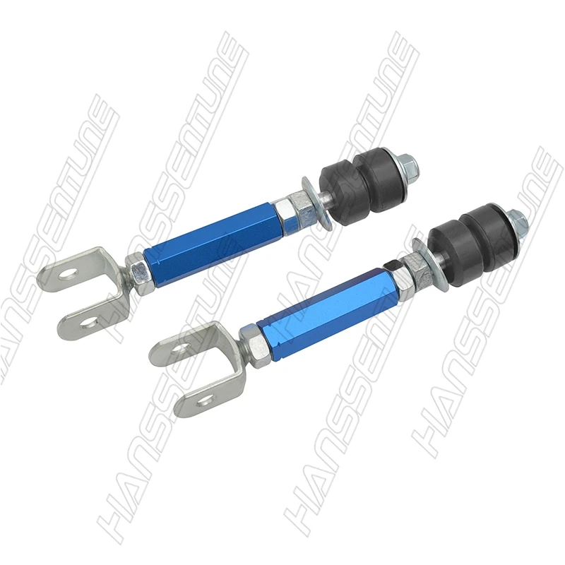 Hanssentune 4X4 Car Adjustable Anti-roll Sway Bar Front & Rear Stabilizer End Link Kit For LC200