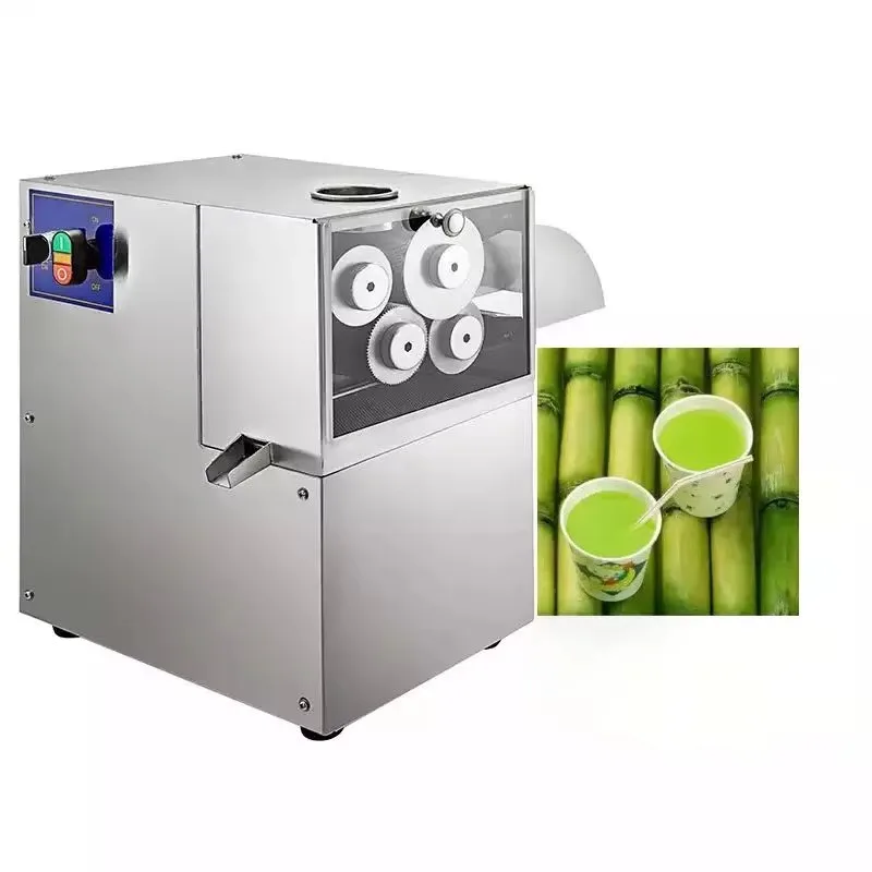 Commercial Sugarcane Juicer Machine SUS304 Stainless Steel Small Sugar Cane Juice Extractor Custom Supported