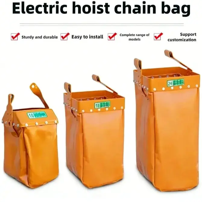 Bolsa de Cadena para Polipasto Eléctrico, 2, 3, 5, 10 Toneladas, Tipo Abierto, para Grúa Eléctrica, Cadena Estrecha y Ancha