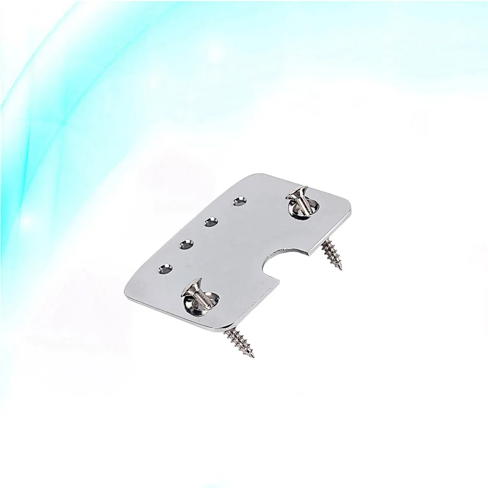 

Guitar Tailpiece Metal 4 String Cigar Box Tailpiece For Electric Guitar Silver Mounting Screws Included Durable Fast
