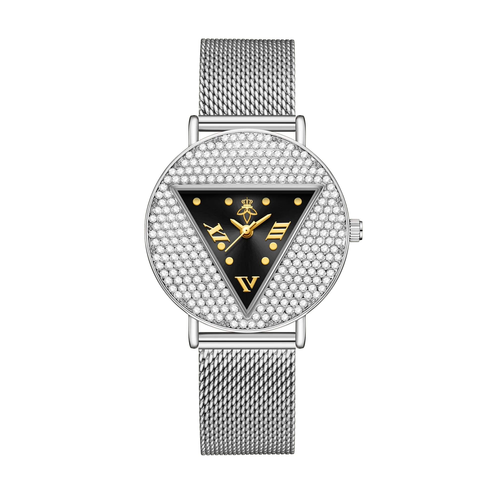 

Модные часы YaLaLuSi с бриллиантовым циферблатом для женщин и мужчин, водонепроницаемые спортивные кварцевые часы с тонким металлическим сетчатым ремешком, бесплатная доставка