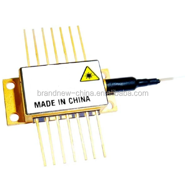 

500 мВт, 976 нм, 980 нм CW волоконный диодный лазер, лазерный диод, LD, бабочка, пигтейль, конический